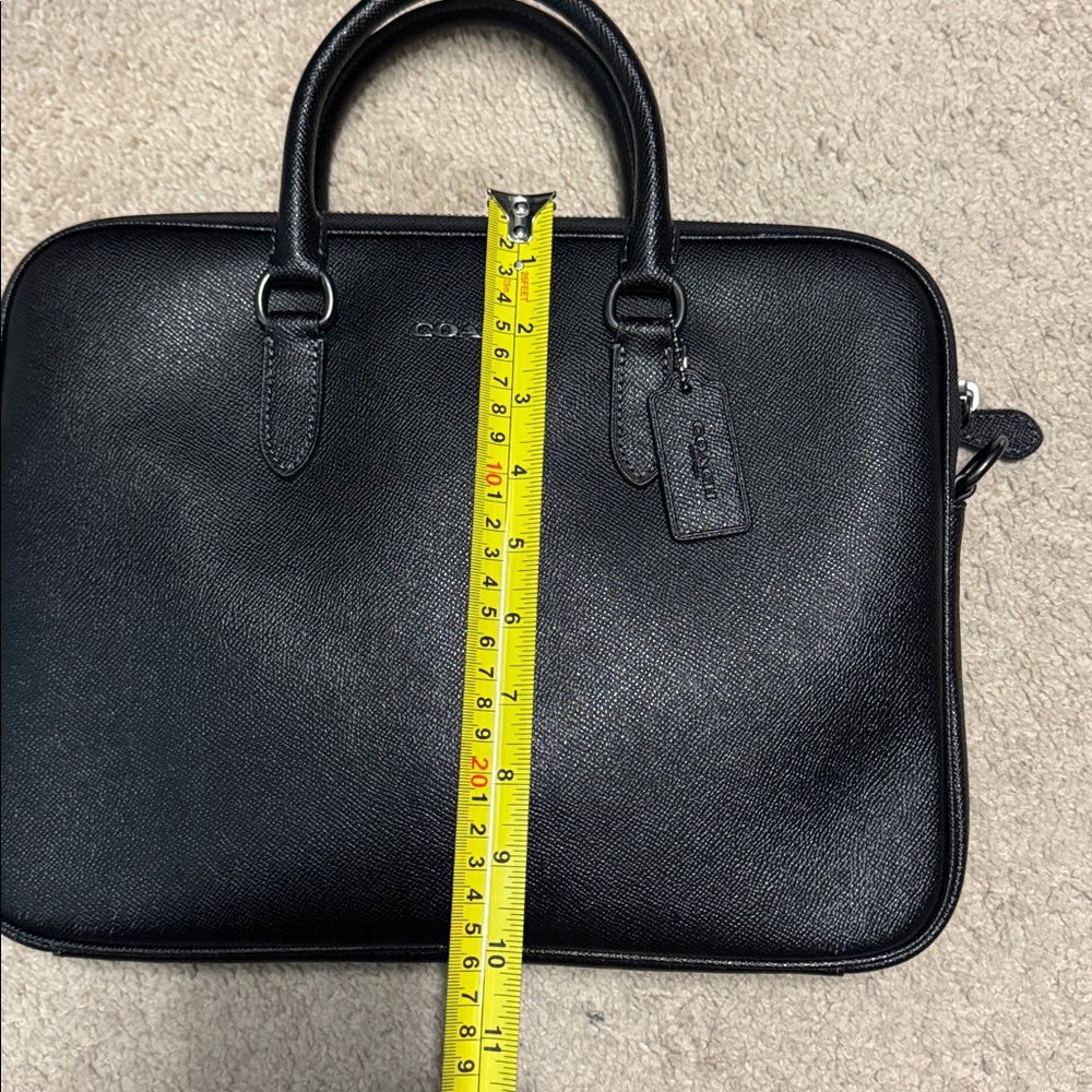 Coach Black Leather Briefcase - Picture 9 of 9
